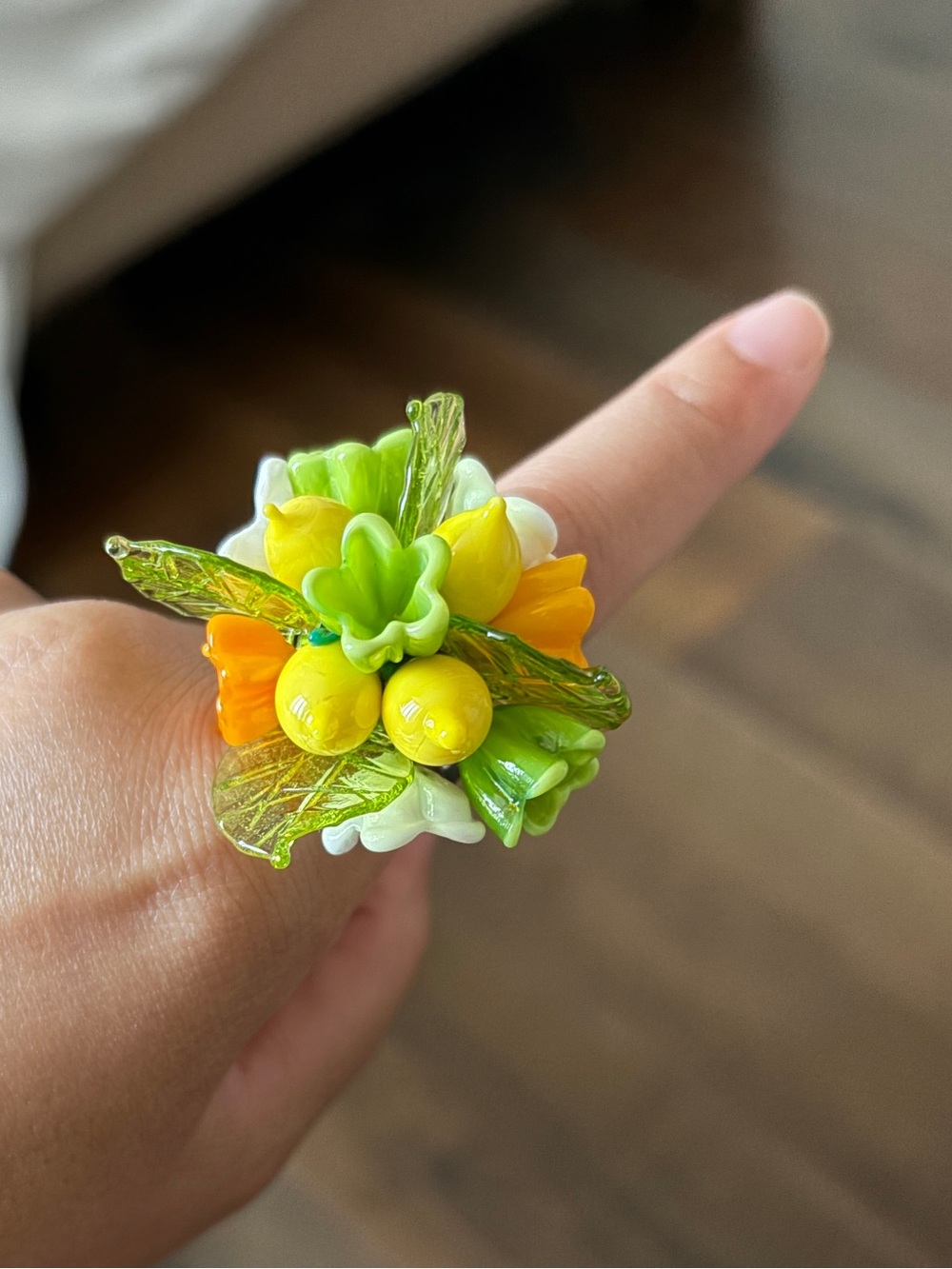 Handmade Glass Ring